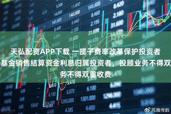天弘配资APP下载 一揽子费率改革保护投资者权益：基金销售结算资金利息归属投资者，投顾业务不得双重收费